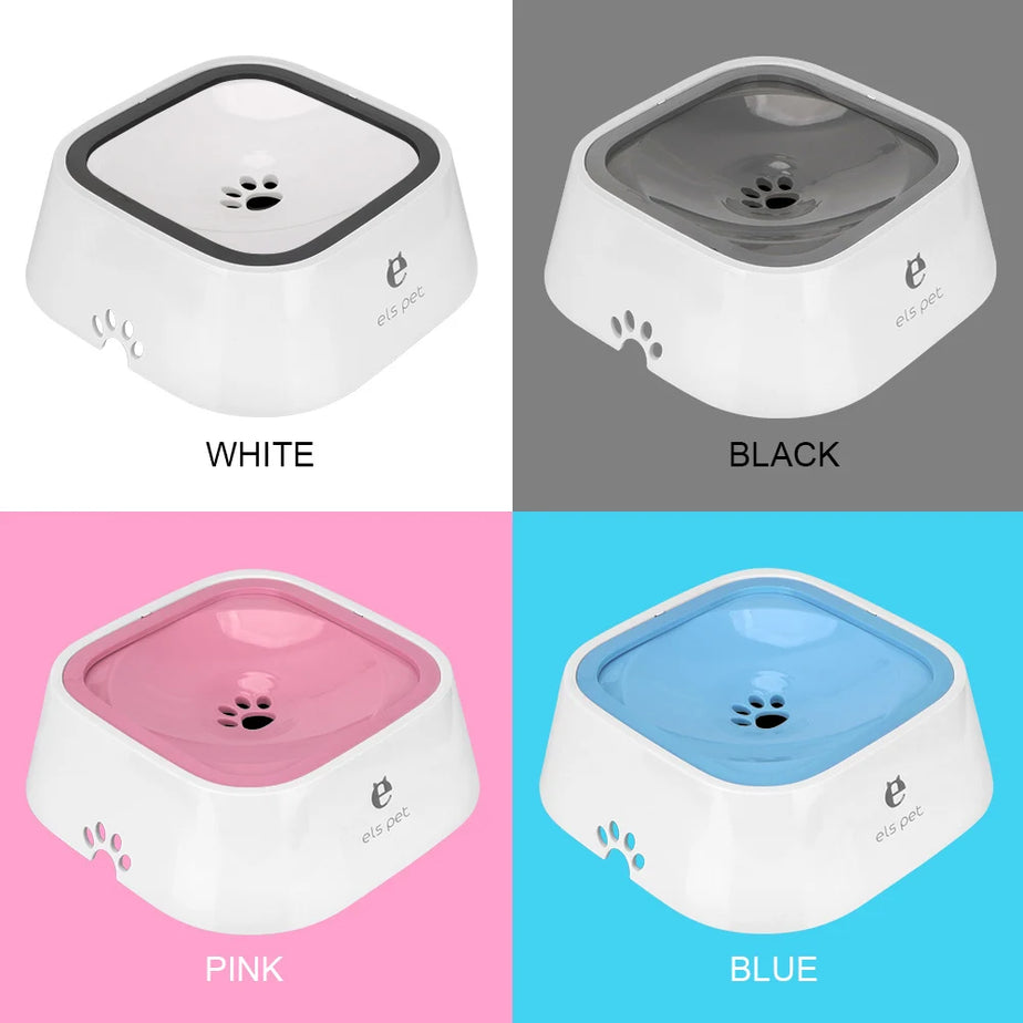 Anti-Überschwapp Wassertrinknapf für Hunde & Katzen – 1,5 L Slow Feeder